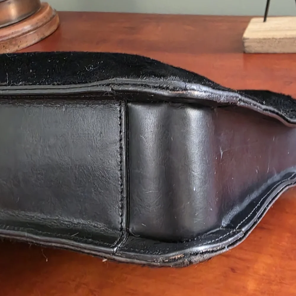 Coach West End 9469 Vintage Black Haircalf Leather Hobo Shoulder Bag